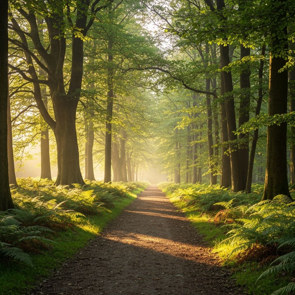Forest path symbolizing metabolic journey